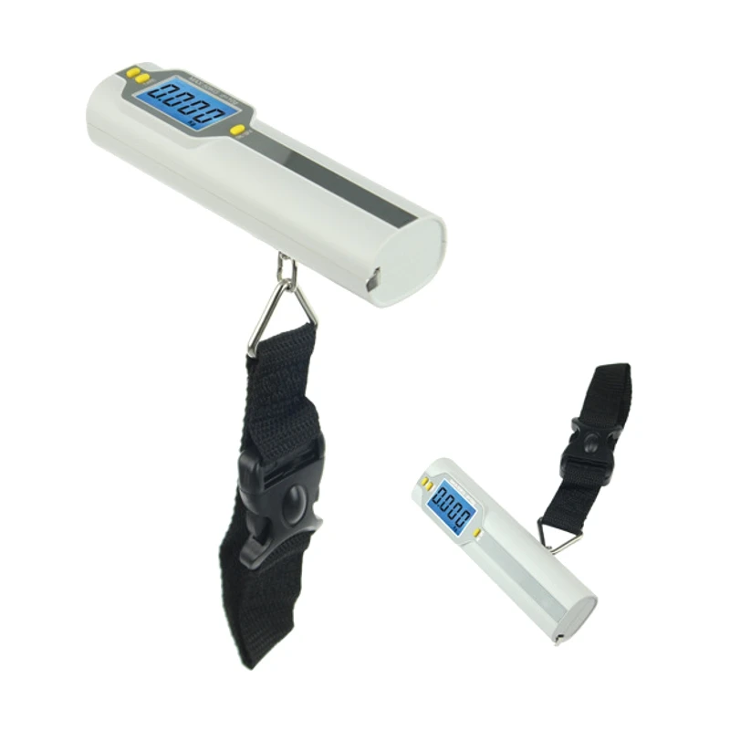 JIGUOOR 50кг с ЖК экраном и крюком весы для багажа цифровые Выдвижная измерительная