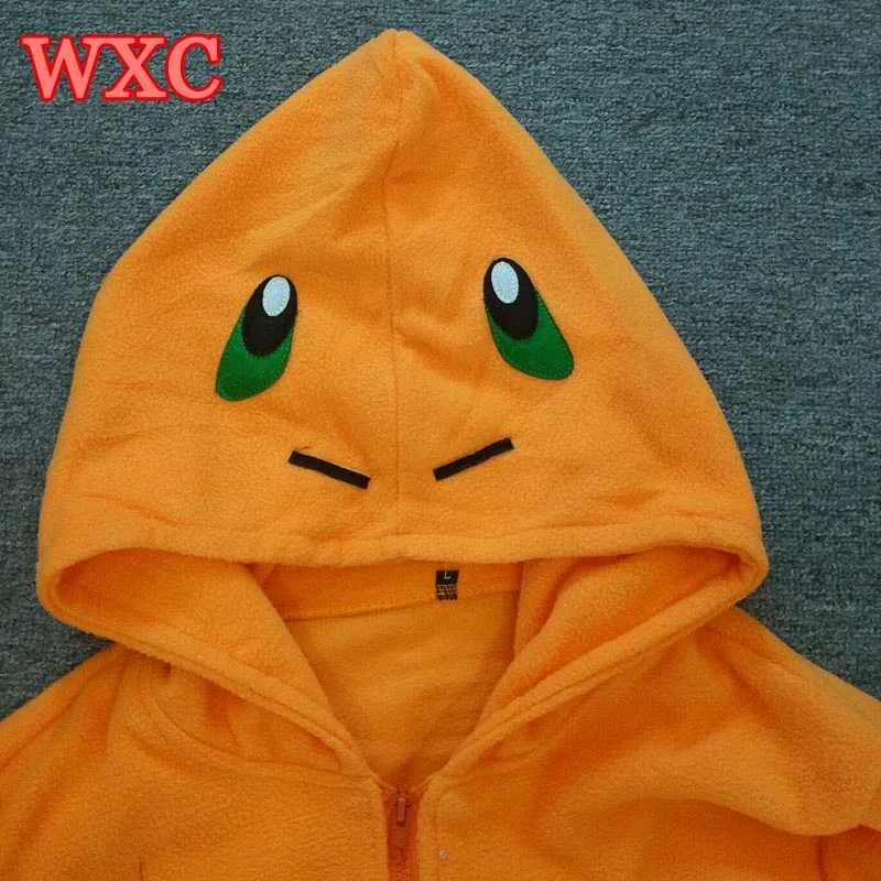 Фото Charmander толстовка с хвостом Женская куртка флисовая Umbreon костюмы для косплея аниме Charmander толстовка с хвостом Женская куртка флисовая Umbreon костюмы для косплея аниме