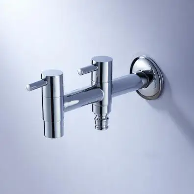 

Fashion Luxury high quality wall mounted bathroom washing machine tap faucet mixer outdoor faucet garden tap free shipping