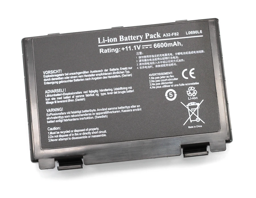 ApexWay Аккумулятор для ноутбука ASUS A32-F82 A32-F52 k70 p50ij X70ab X70ac X70ij X70ic X8a L0690L6 L0A2016 70NLF1B2000Y 90NLF1BZ000Y