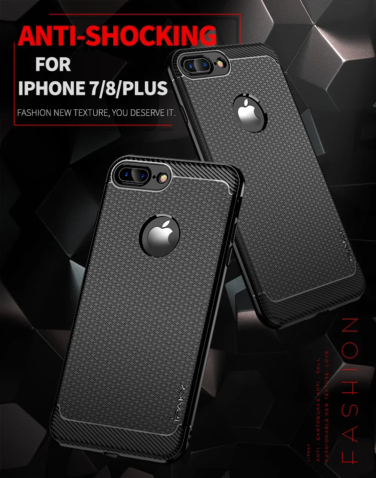 Чехол для iPhone x iPaky чехол телефона Apple iphone 8 plus силиконовый мягкий ТПУ защитный 7 |
