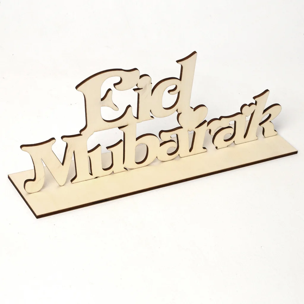 Рамадан Eid Mubarak деревянный Рамадан украшение Мубарак Луна Настенная Декорация голова оленя мусульманская фестиваль вечерние поставки