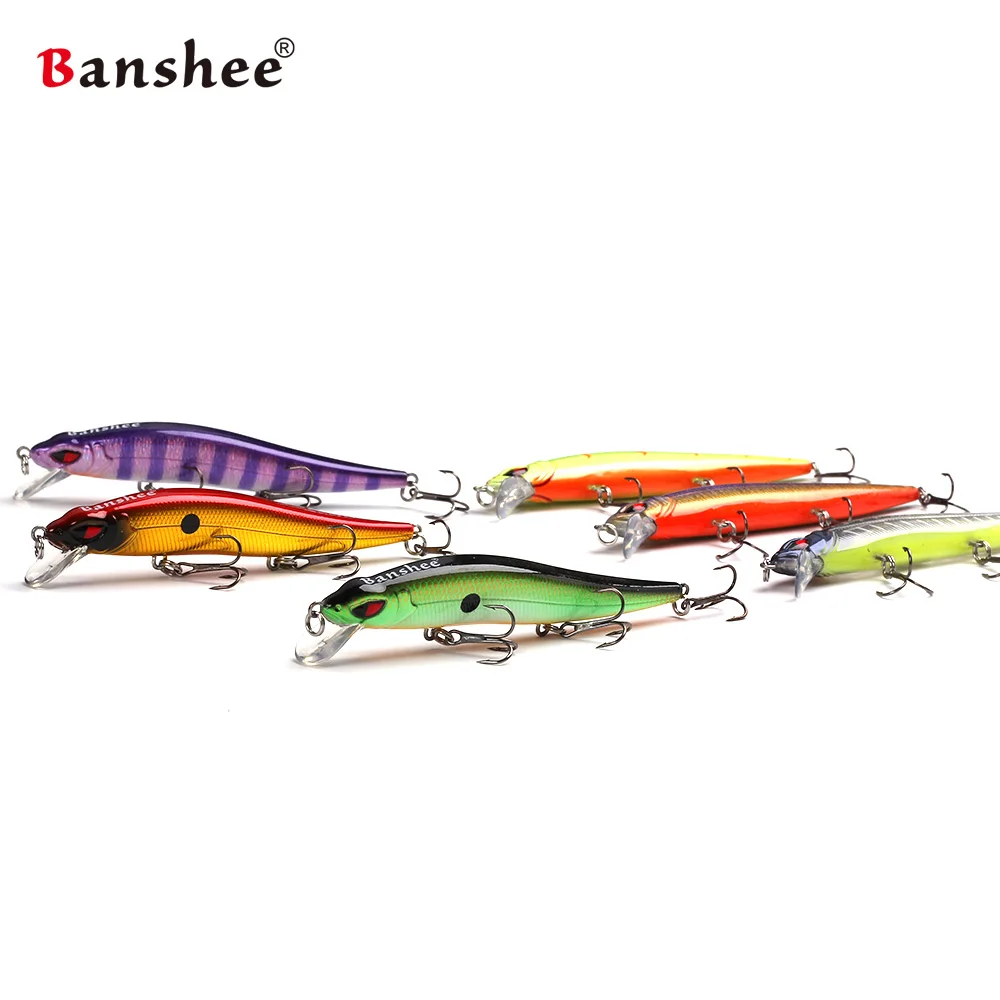 Banshee 6 шт./лот 100 мм 10 г тонкая плавающая рыболовная приманка VM02 с мелким