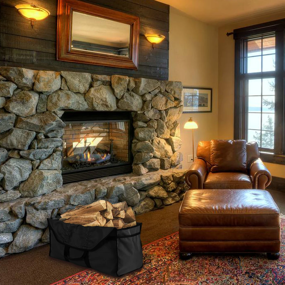 Gonex дровяная переноска прочная водонепроницаемая нейлоновая сумка тоут для