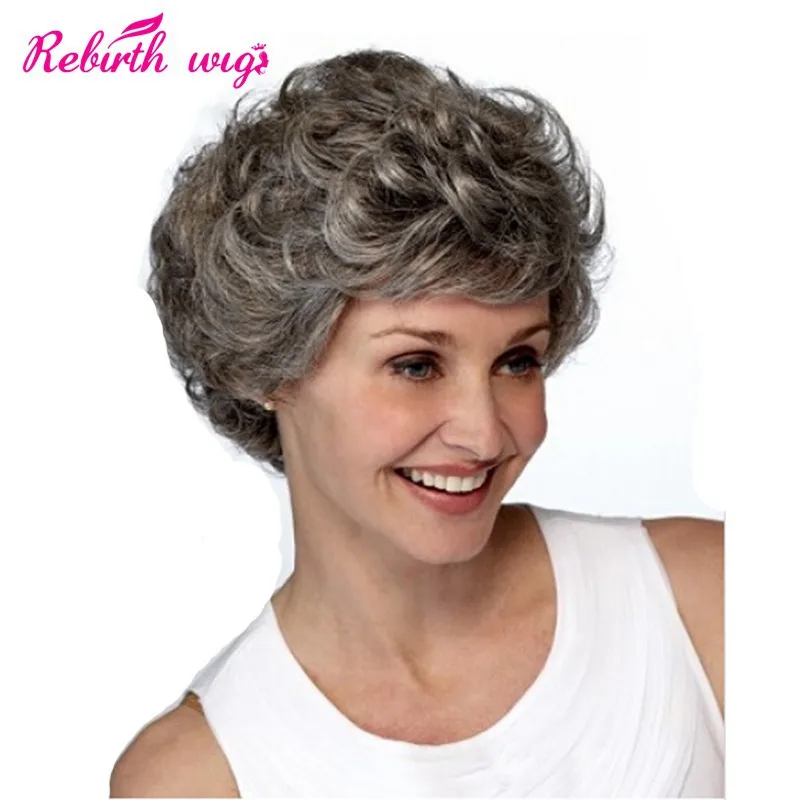 old woman wig