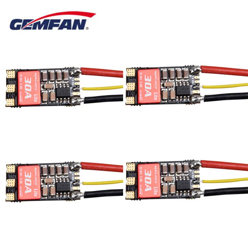 Gemfan Maverick 30A 2 6S BLHeli 32 битный бесщеточный ESC DSHOT1200 готов для фототехники запасные