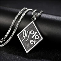 casting stainless steel 1er99er pendants necklace mens motorcycle biker necklace jewelry with gift bags