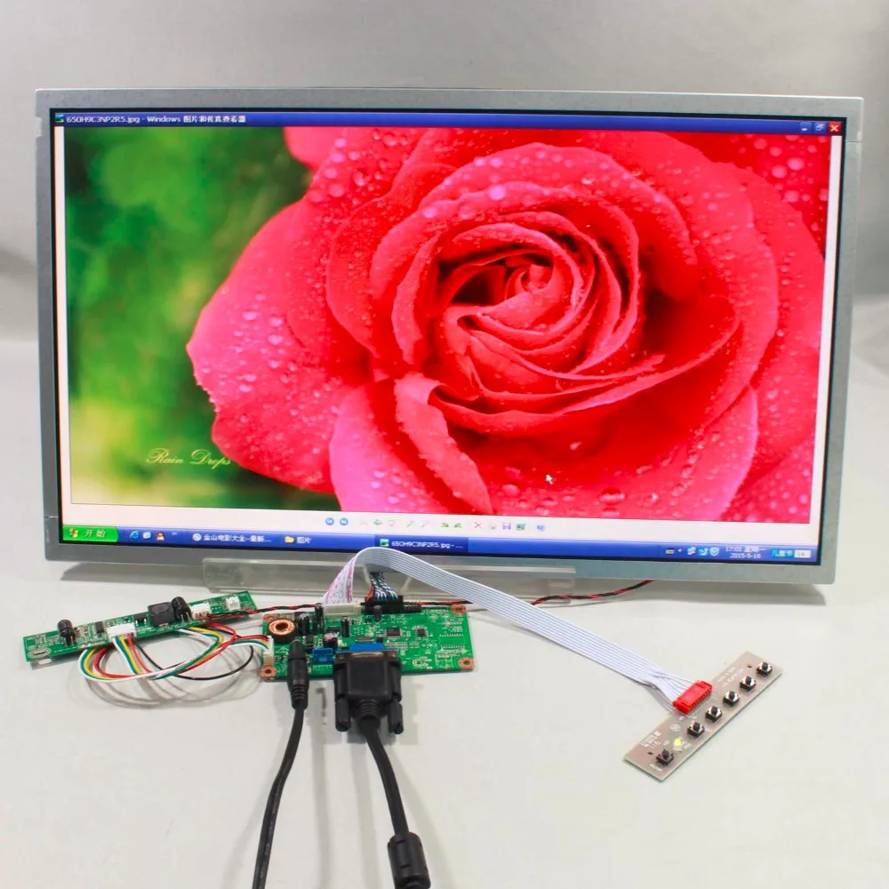

VGA input LCD controller board RT2270C-A and M185BGE L22 M185XTN01 1366x768 LCD