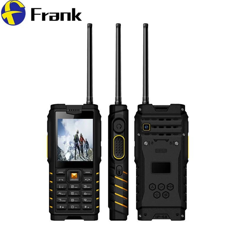 Rungee IP68 T2 мобильный телефон 2,4 дюймов прочные функциональные телефоны 2G рация домофон 4500mAh русская языковая клавиатура PTT телефон