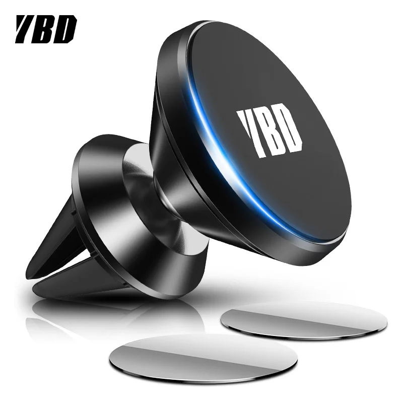 Роскошный магнитный держатель для телефона YBD iPhone Samsung s11 Xiaomi Huawei Redmi note 8T
