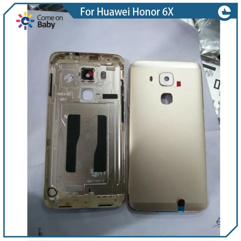 Оригинальная Задняя крышка батареи для Huawei Honor 6X корпус дверной с объективом
