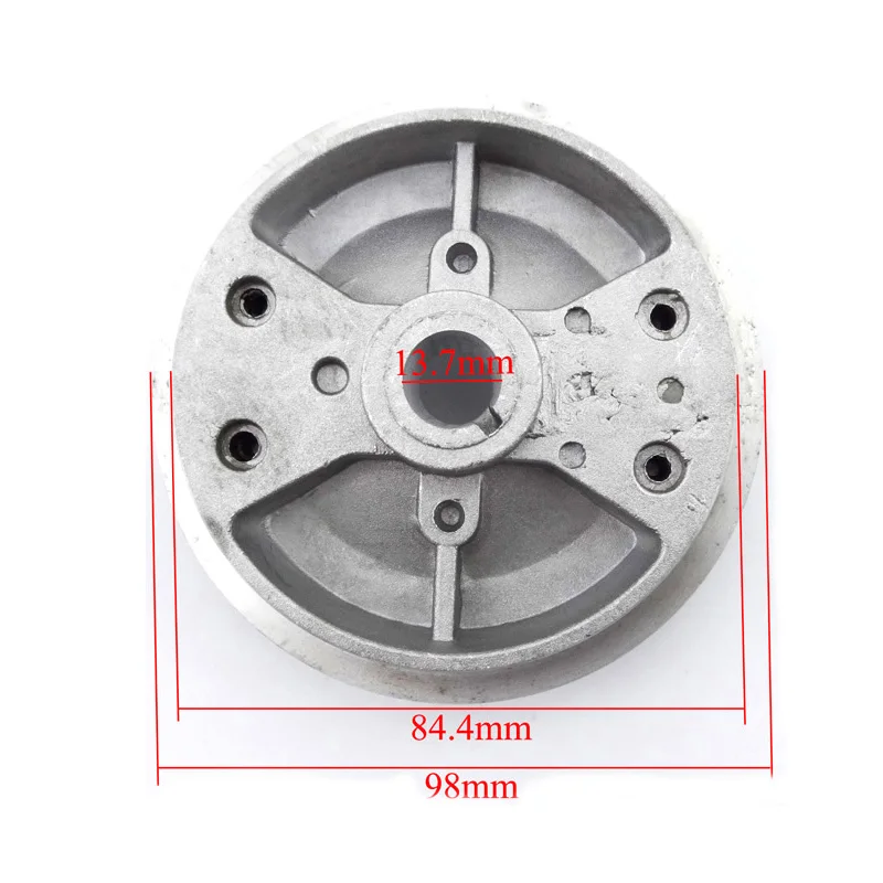Recoil Pull Starter Flywheel For 2 Stroke 47cc 49cc Engine Pocket Bike Chinese Minimoto Mini Moto Kids Dirt ATV Quad Crosser | Автомобили
