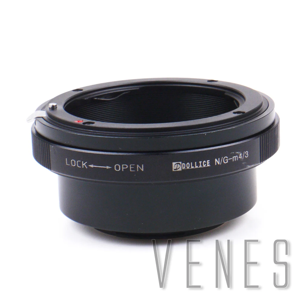 Venes AI G-M4/3 Встроенный адаптер для объектива управления диафрагмой подходит Nikon F