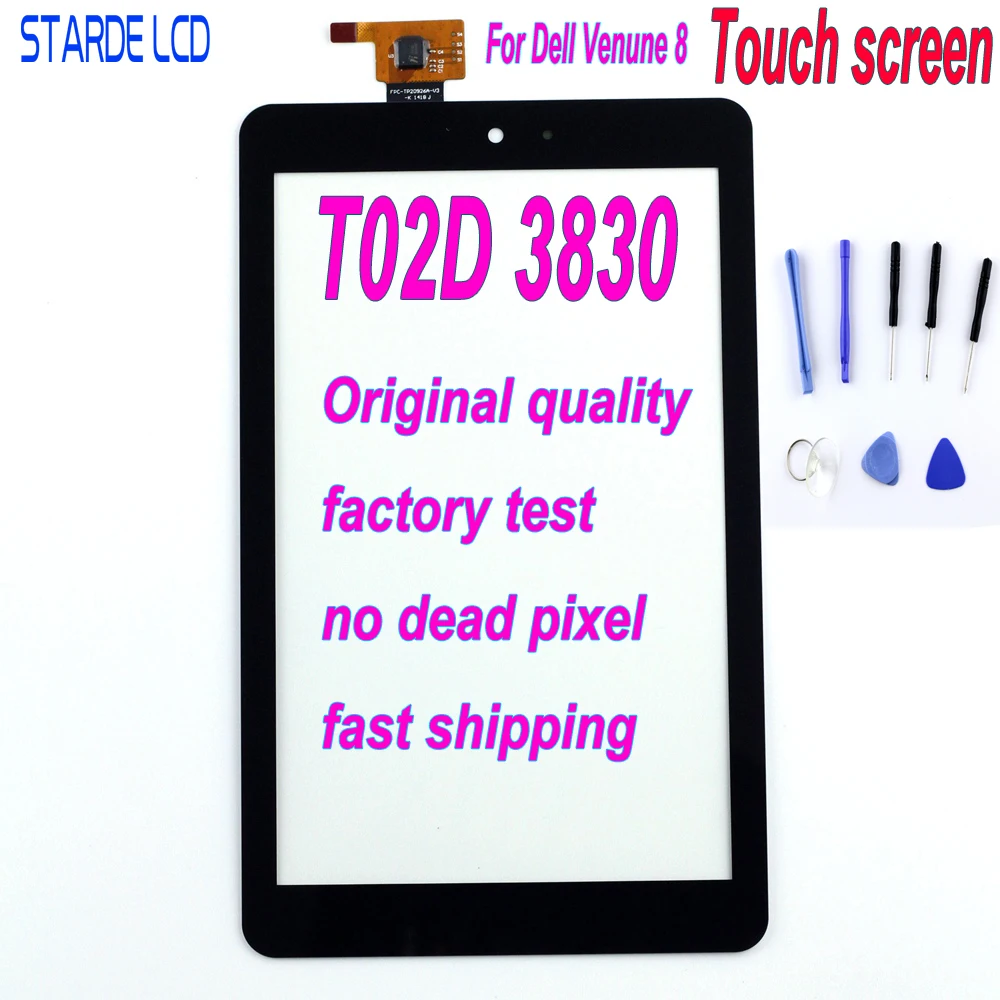 STARDE запасной сенсорный экран для Dell Venue 8 T02D 3830 дигитайзер запасная часть с