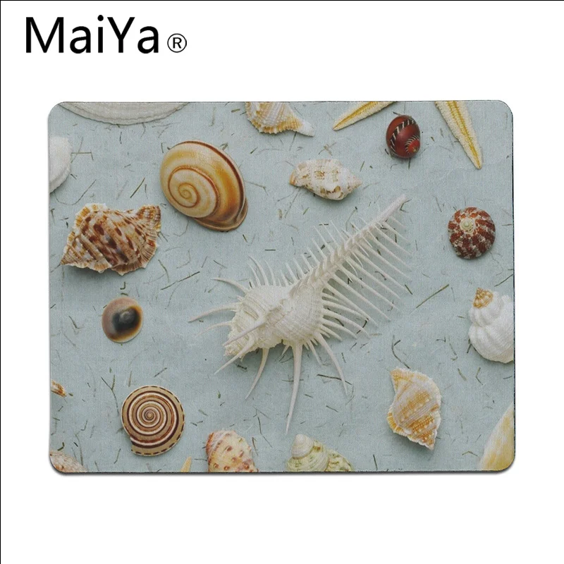 Высококачественный резиновый игровой коврик для мыши Maiya с морским пляжем