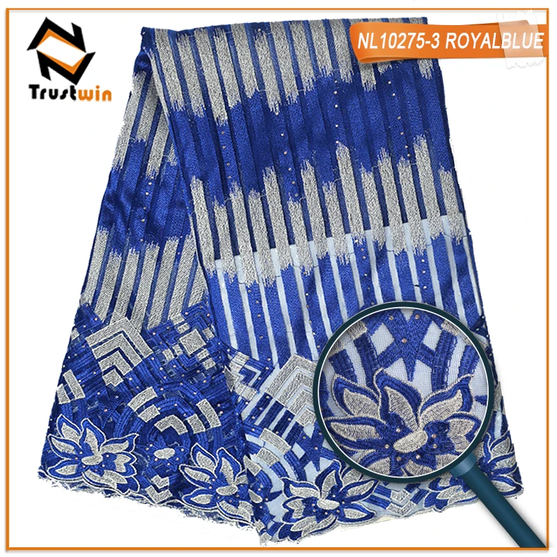 Новое Прибытие Французский Кружевная Ткань С Камнями Африканских Высокого