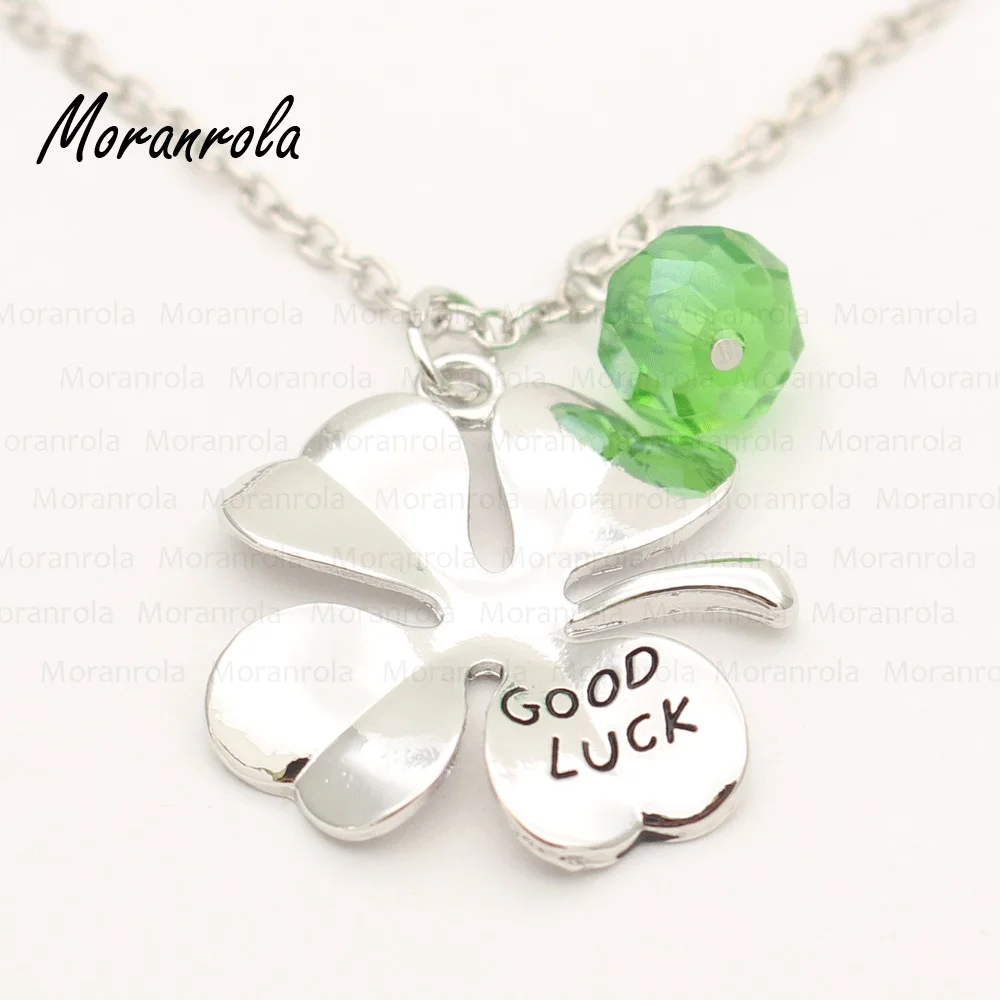 Медное ожерелье удачи брелок Очаровательное украшение в виде клевера шампода