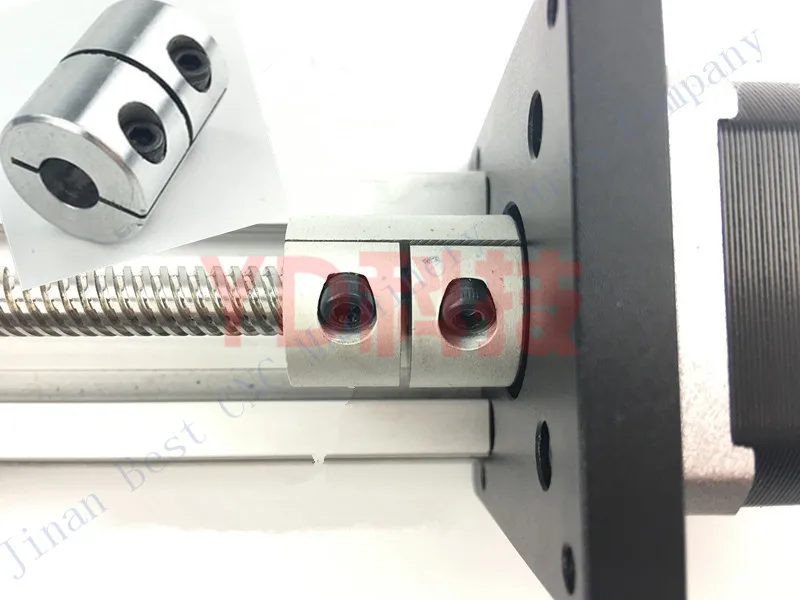 Высокая точность CNC ST T8 * 2 шариковый винт раздвижной стол эффективный ход 600 мм + 1