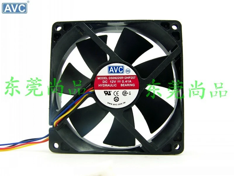 Для AVC DS09225R12HP207 90 мм 9 см DC 12V 0.41A компьютер ПК корпус осевой вентилятор охлаждения |