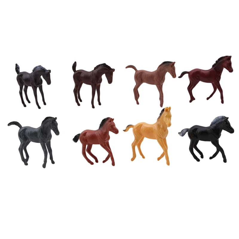Лидер продаж 2019 8 шт./компл. реалистичная модель лошади дикого зоопарка детские