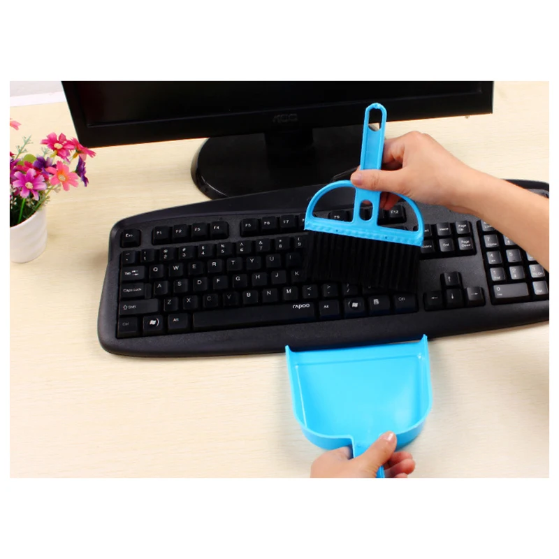 Мини машина для чистки клавиатуры венчик Метла Совок набор|broom dustpan|broom setdustpan broom |