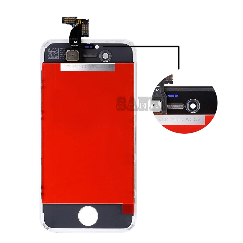 Для Apple iPhone 4S 4 GSM ЖК-Дисплей С Сенсорным Экраном Передняя стекла Digitizer Замена