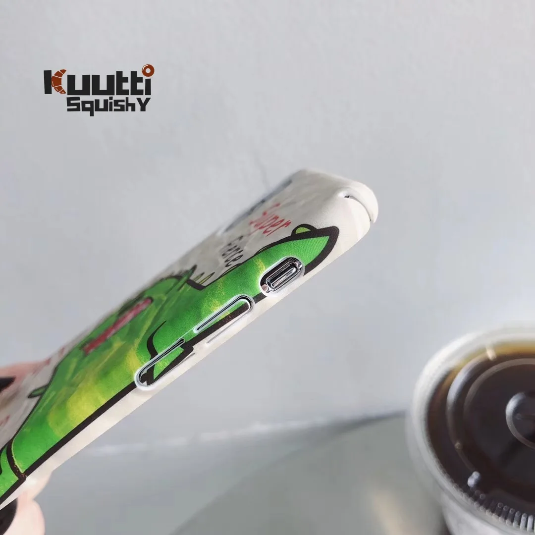 Kuutti мягкие милые динозавры забавные цитаты Жесткий PC защита летние чехлы для