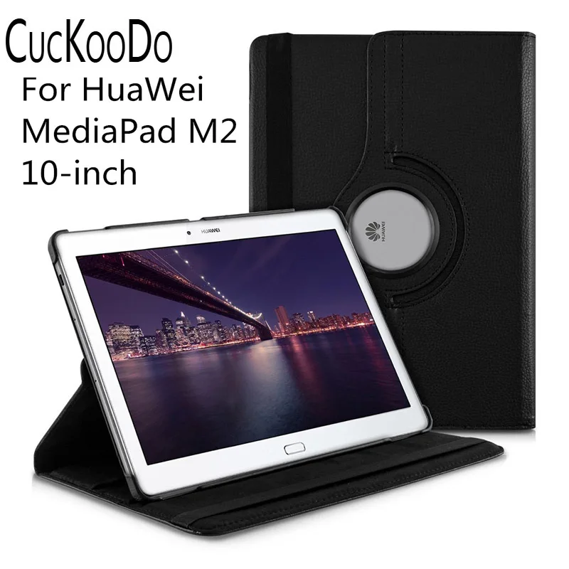 Кожаный чехол CucKooDo для HuaWei MediaPad M2 10360 градусов горизонтальный флип-чехол Huawei 10 0