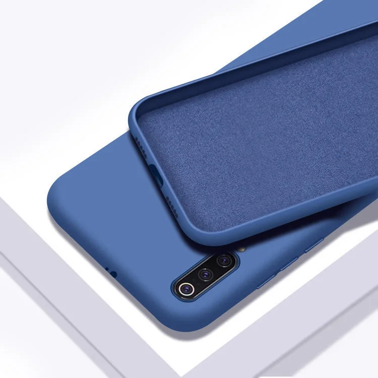 Чехол для xiaomi mi 9 se мягкая задняя крышка из жидкого силикона однотонный чехол
