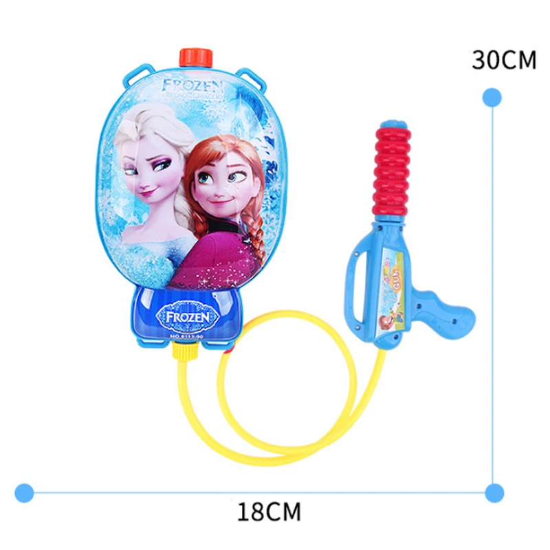 Disney дети бластер водяной пистолет, игрушки игры на открытом воздухе детей Водяные Пистолеты Рюкзак Красочные пляж боевой сквирт игрушка пистолет спрей подарок