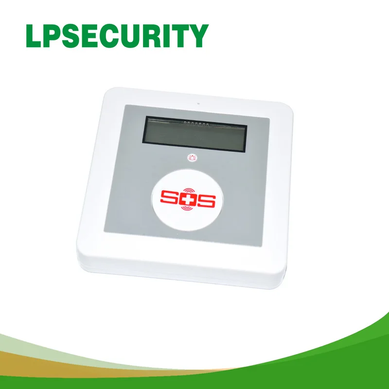 LPSECURITY 16 беспроводных охранных зон GSM система сигнализации для пожилых людей