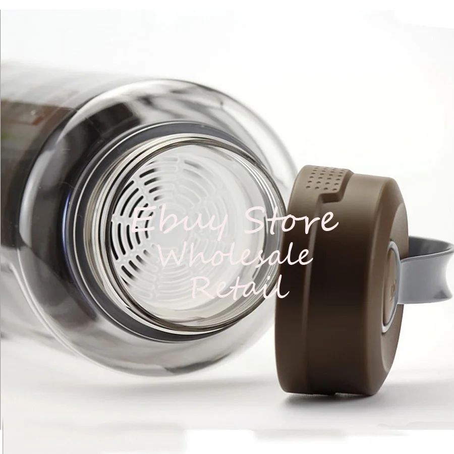 Герметичная прозрачная пластиковая бутылка для воды 1500/1000 мл|water bottle|transparent water