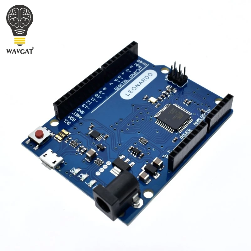 Макетная плата WAVGAT Leonardo R3 + USB кабель ATMEGA32U4 Project|Интегральные схемы| |