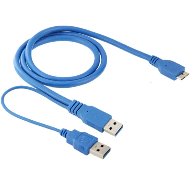 50 см двойной USB 3 0 A к Micro-B Y кабель для samsung Galaxy Note III N9000 компьютерный | Компьютеры и