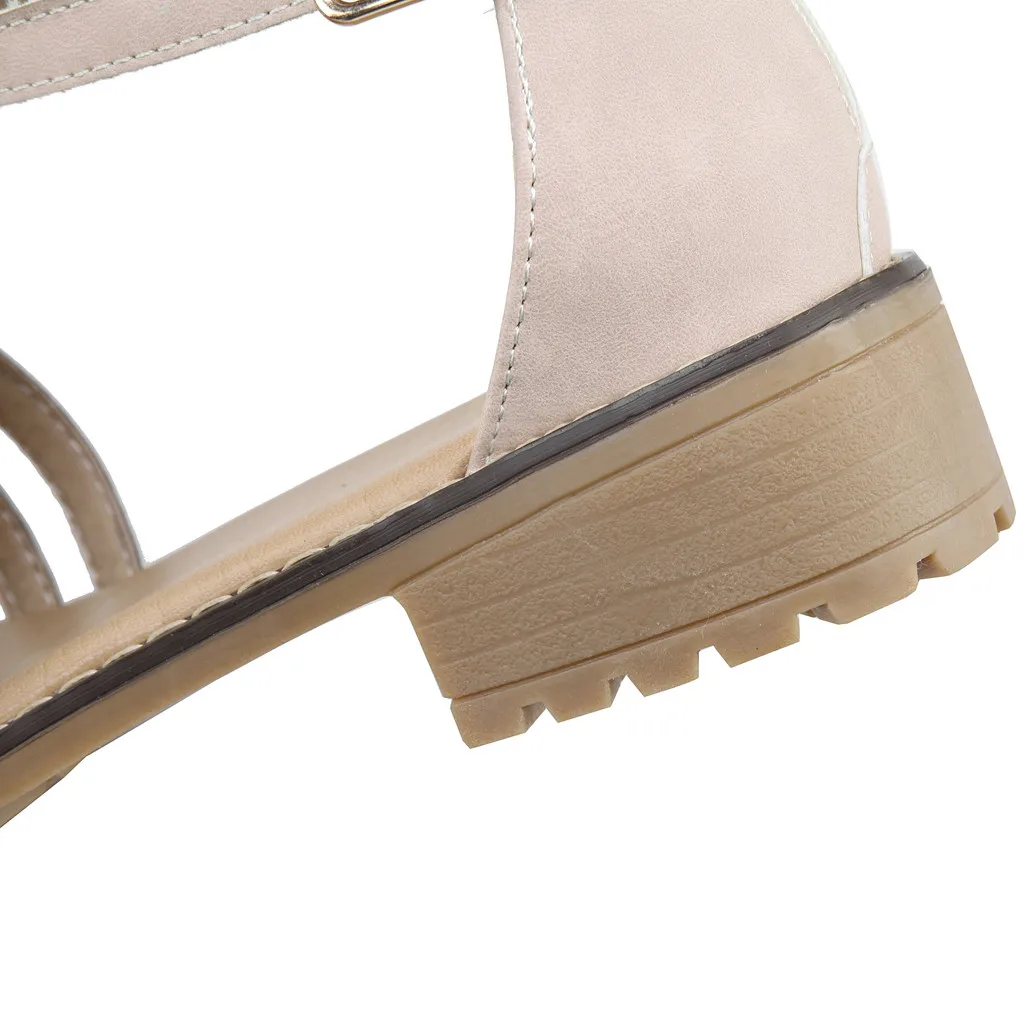 SAGACE/богемные сандалии Женская летняя однотонная обувь на плоской подошве в