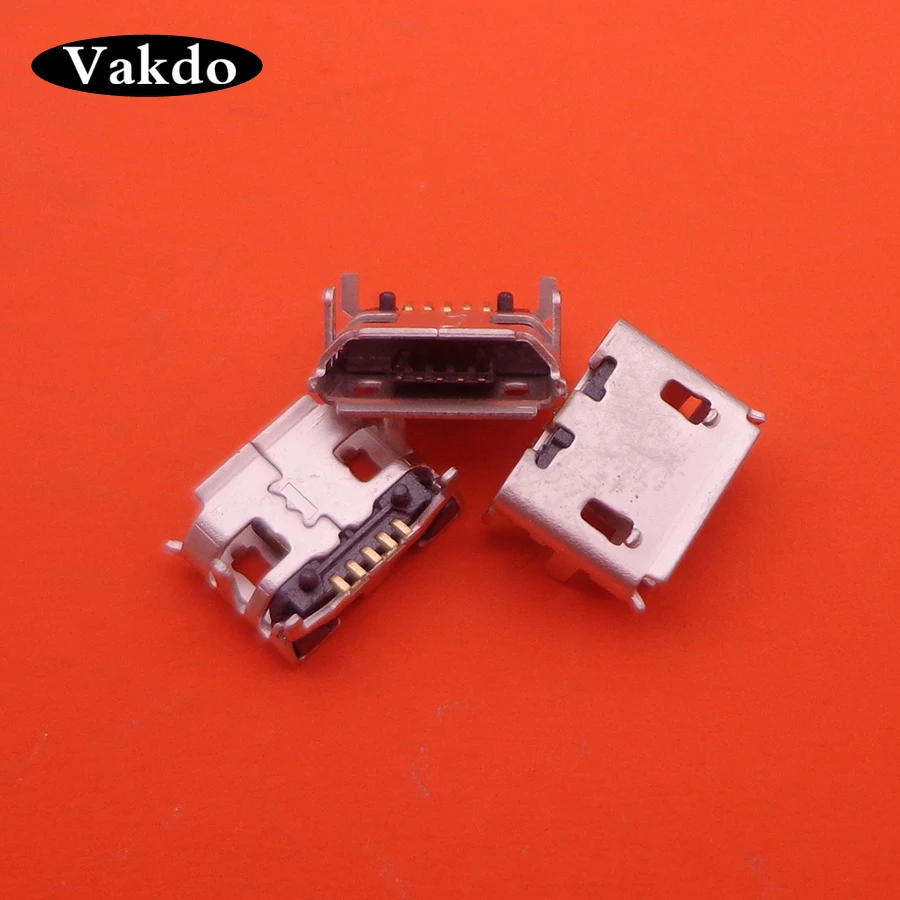 

100 шт./лот 4 фута DIP 5P SMD микро USB Разъем V8 Порт зарядки гнездо микро USB гнездо большой звуковой 5-контактный женский Ремонт Замена