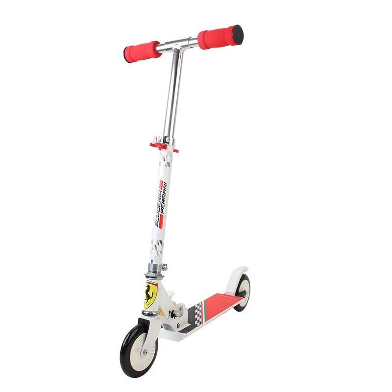 120 мм складной с регулируемой высотой для ног скутер двумя круглыми колесами