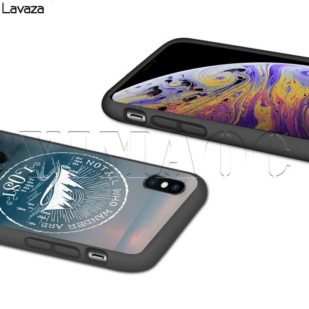 Lavaza Not All Those Who Wander Are Lost Case for iPhone 11 Pro XS Max XR X 8 7 6 6S Plus 5 5s se |