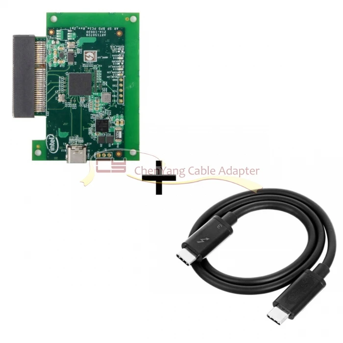 CY type-C Thunderbolt 3 для PCI Express PCI-E SSD Nvme NGFF M-key кабель для конвертации карт