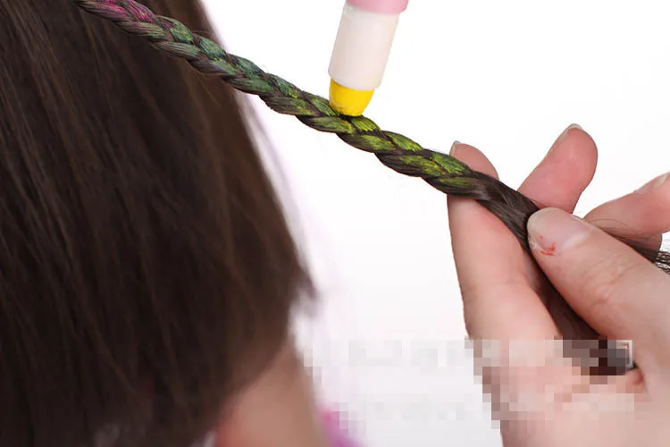 1 piece 2015 new temporary hair cream DYE color chalk crayon pen 12 COLORS wholesale beauty paint free shipping/H319 | Красота и