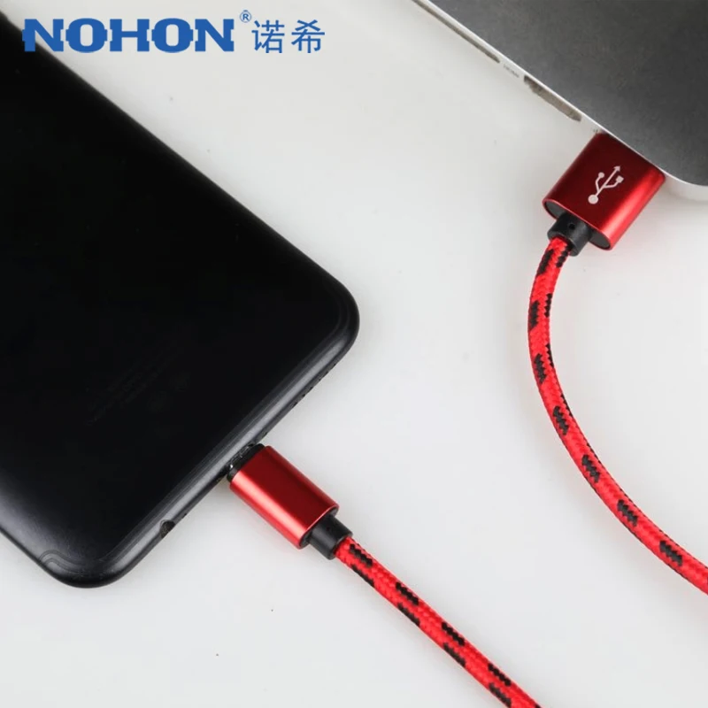 NOHON USB кабель для зарядки данных iPhone 7 8 6 5 6s plus X XS MAX XR iPad Mini 2.2A 1 м быстрое зарядное