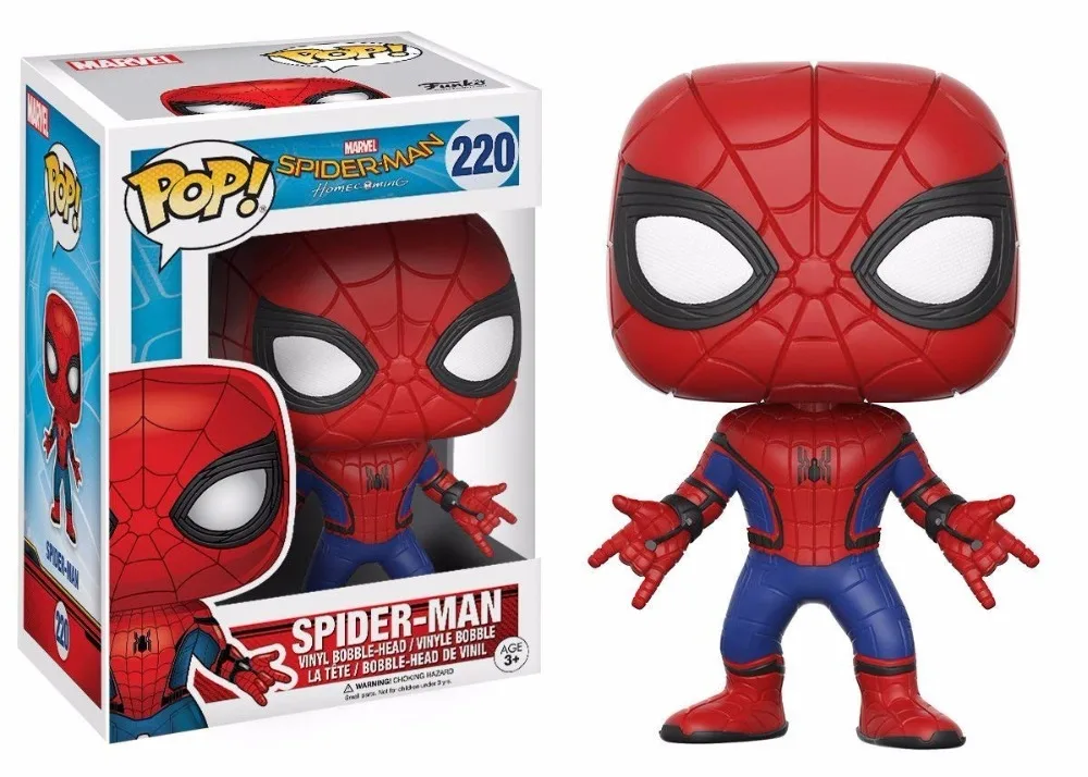 Funko POP#222#259#220 человек-паук#82 яд поп-анимация фигурка Коллекция Модель игрушки для любителей фильмов подарок на день рождения