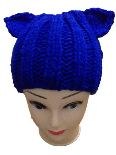 BomHCS осень зима милая женская шапка с ушками теплая шерстяная шапочки|cap beanie|knitted hatknitted hat women |