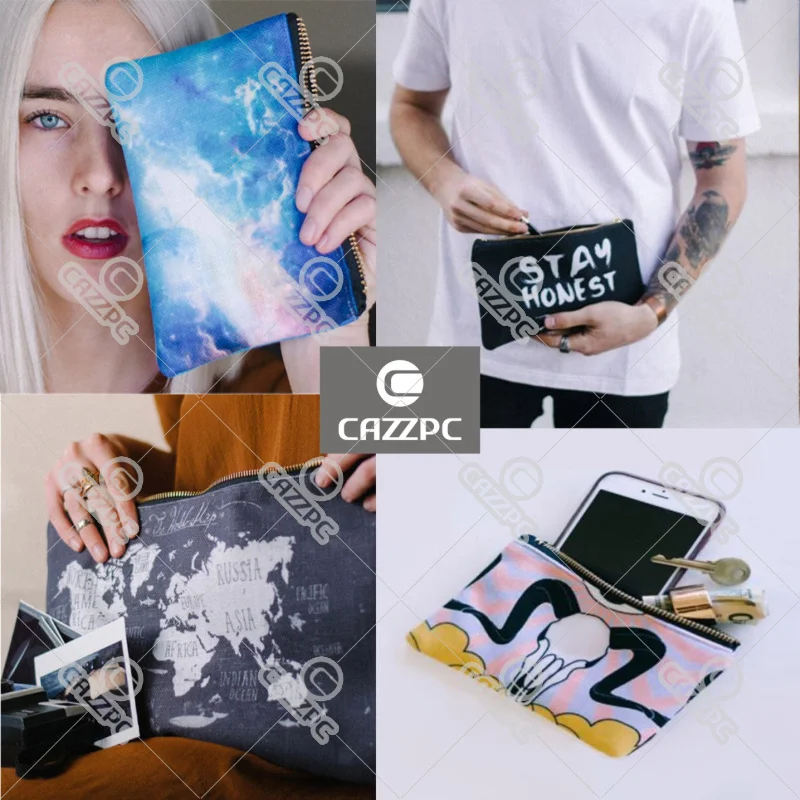 Черно белые клавиши фортепианной музыки холст с принтом косметичка для макияжа