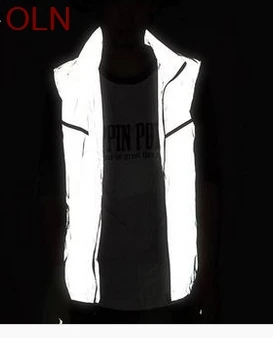 

BOU 2020 men's reflective stage performance clothing fashion leisure vest