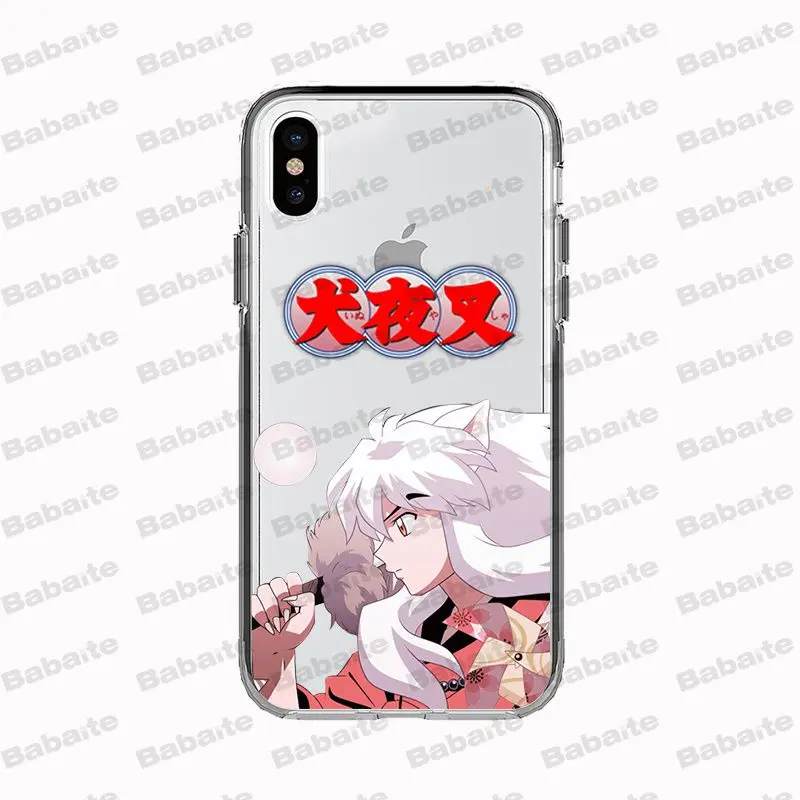 Babaite аниме Inuyasha чехол для телефона для iPhone X XS XR XSMax 7 7plus 8plus 6 6S Plus 5 5S SE 5c11 11pro 11promax