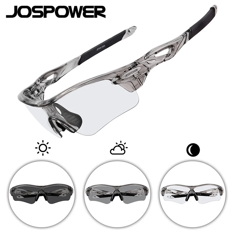 JOSPOWER фотохромные велосипедные очки поляризованные UV400 Солнцезащитные MTB