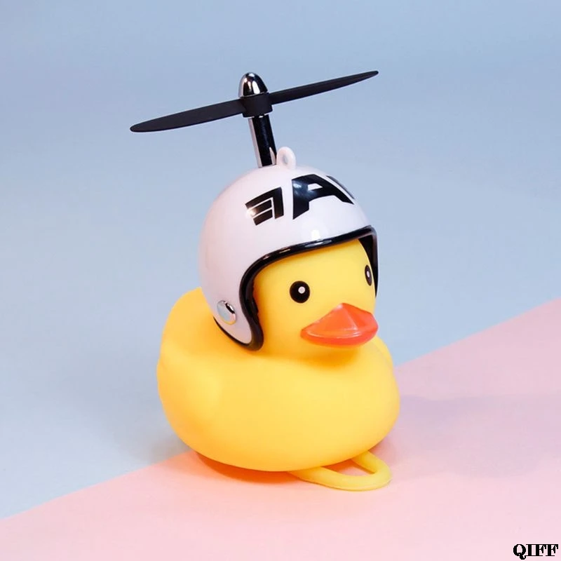 Велосипедный колокольчик &quotУтка&quot с легким разбитым ветром маленькая Желтая