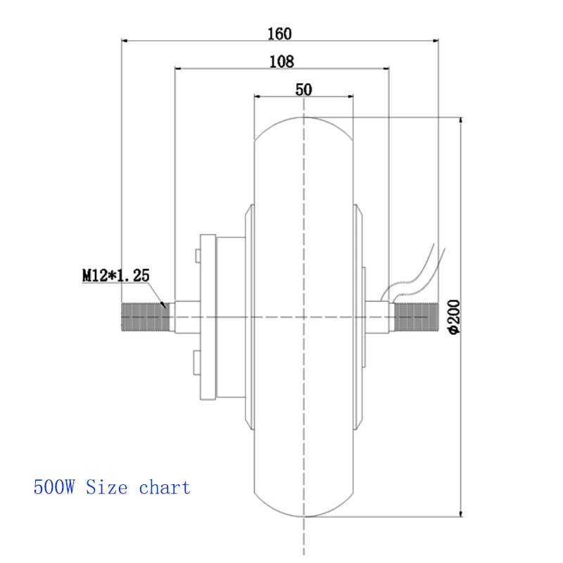 Electric Scooter Hub Motor Wheel 24V/36V/48V 350W/500W Conversion Kit 8 Inch Brushless Huv | Спорт и развлечения
