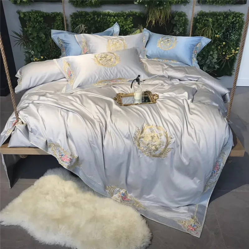 100S набор постельных принадлежностей из египетского хлопка пододеяльников с